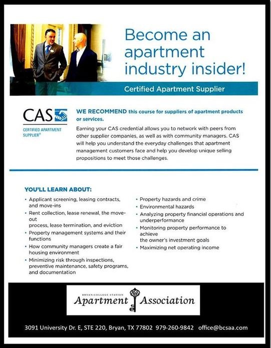 Certified Apartment Supplier